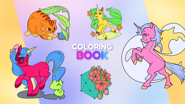 Coloring Art Book– Art Therapy