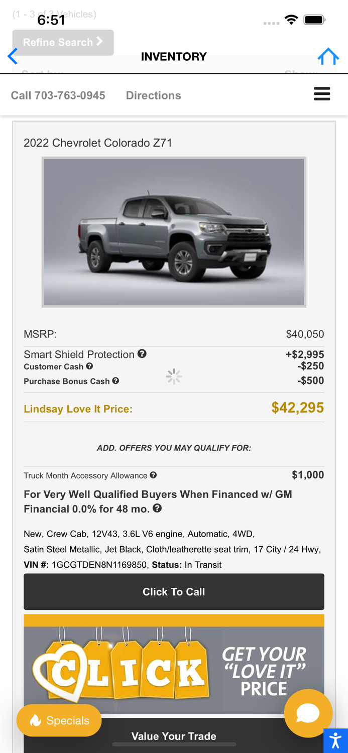 Lindsay Chevrolet Dealer App