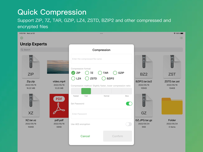 Unzip Zip Rar 7z Extract