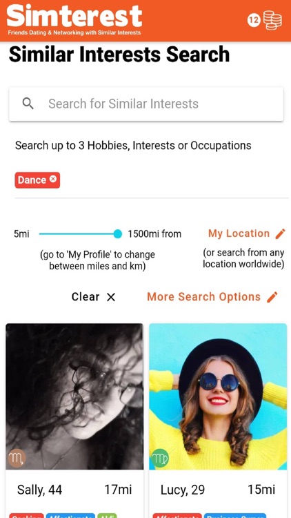 Simterest - Similar Interests screenshot-3