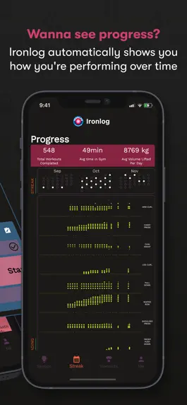 Game screenshot Ironlog Weight Lifting Log apk