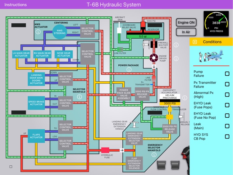 T-6B Hydraulic System screenshot-3