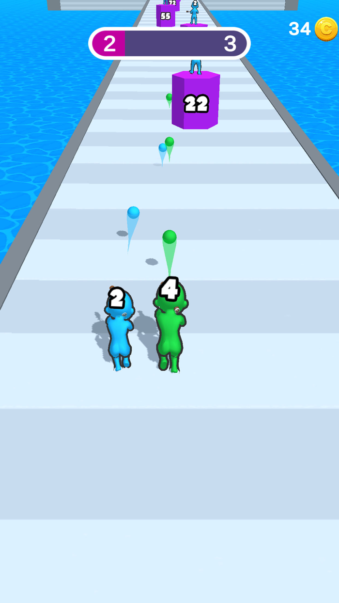 Merge Squad 2048 Grabber Run