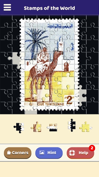 Stamps of the World Puzzle