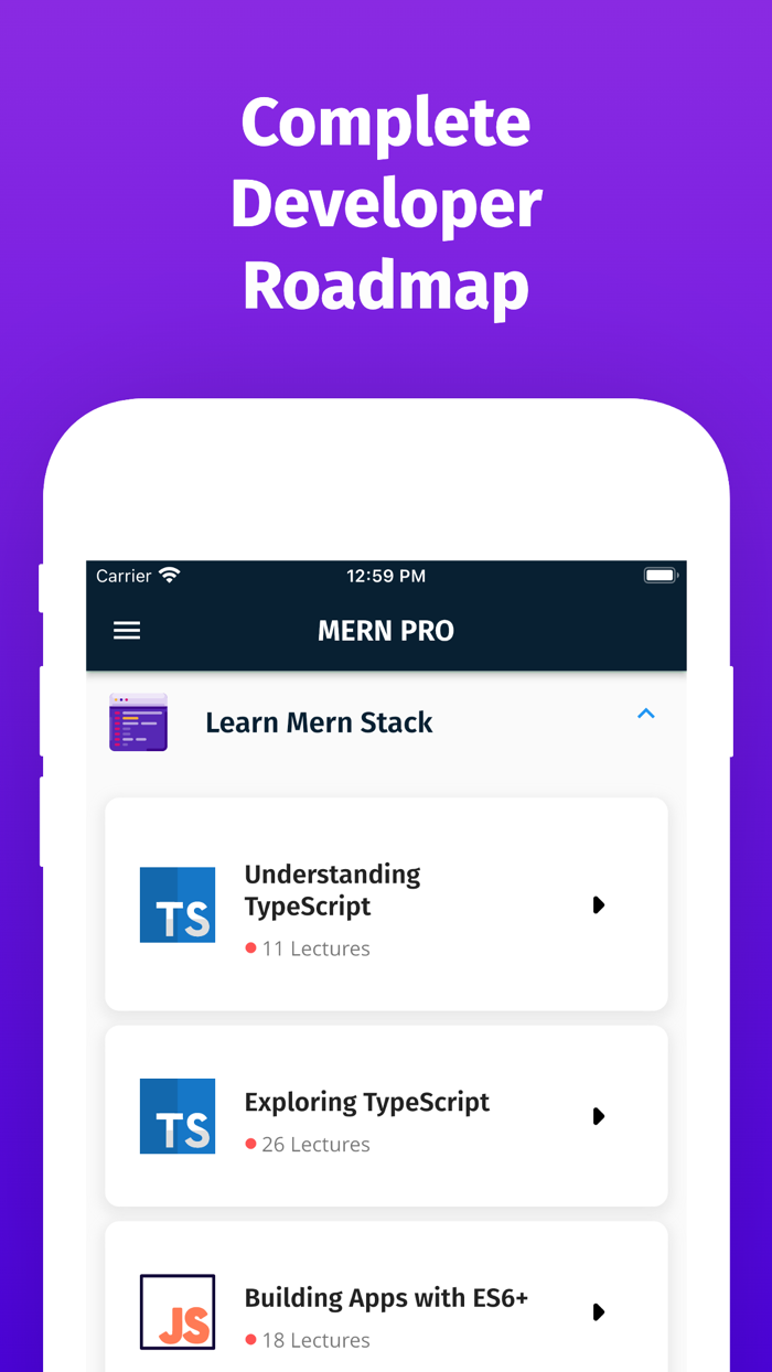 Learn MERN Stack Node, React