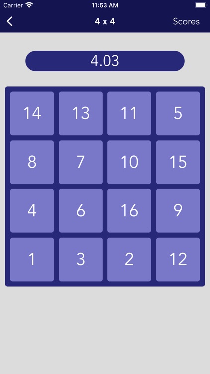 A Brain Game - One Two Three