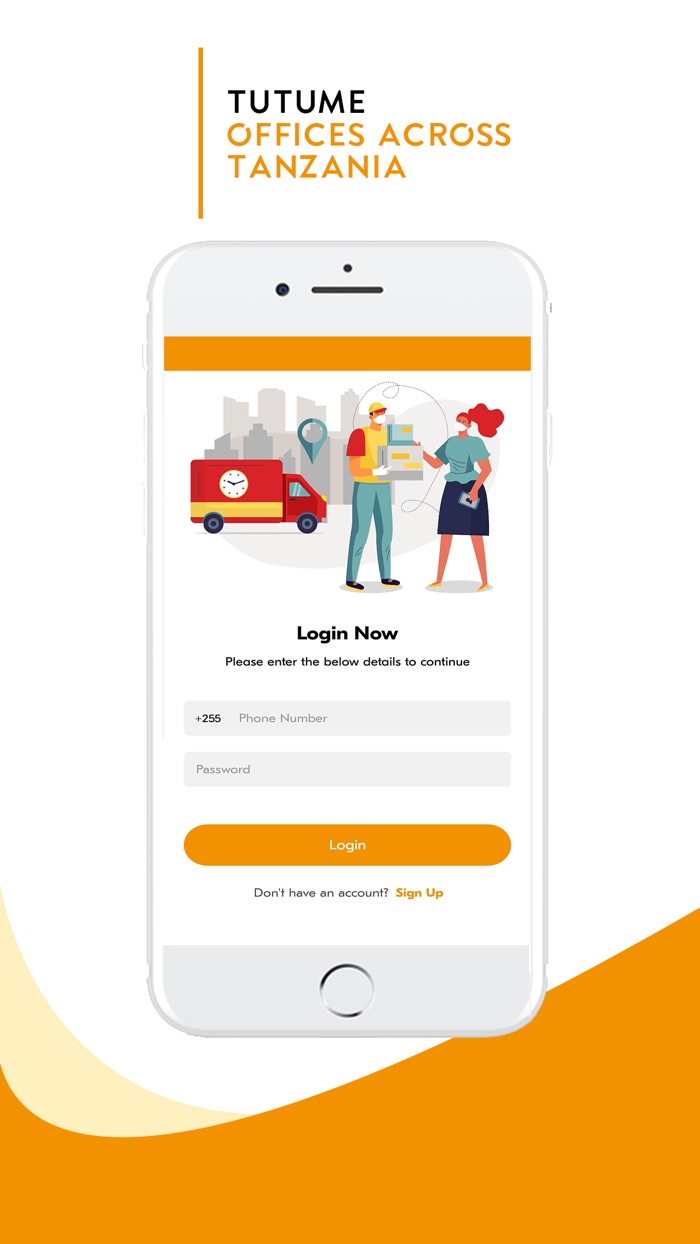 Tutume courier  delivery