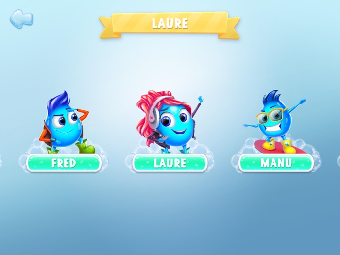 The Fresh water drops