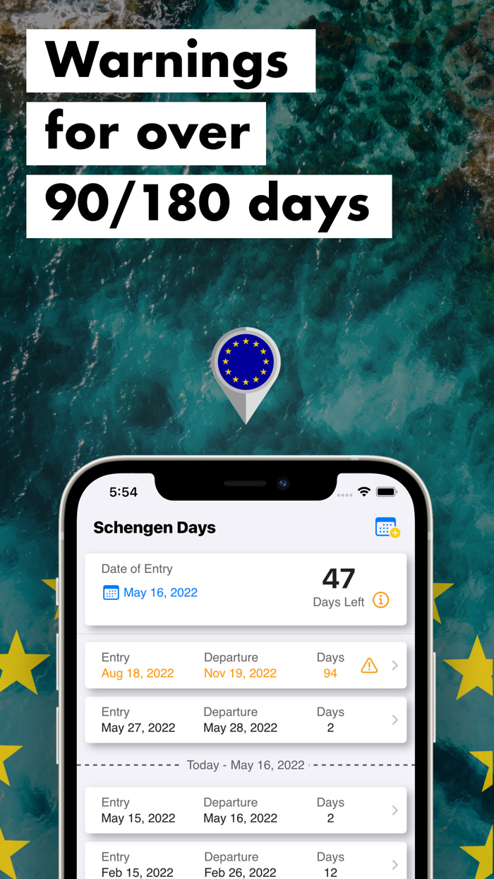 Schengen Days Calculator