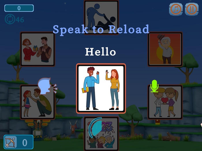 Archery ESL Words Simulator