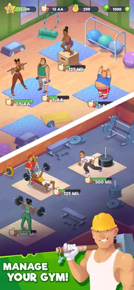 Game screenshot Gym bunny: Idle tycoon game mod apk