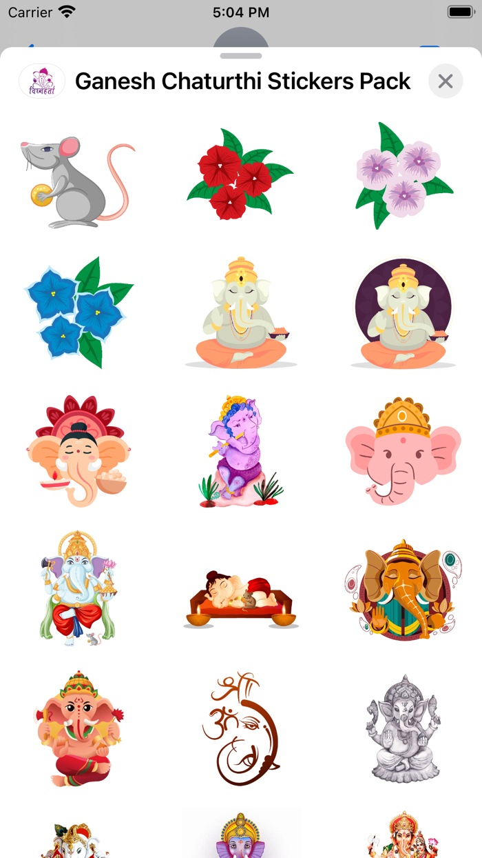 Ganesha Stickers