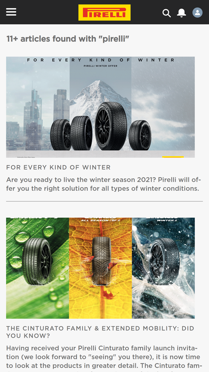 Pirelli Dealer News