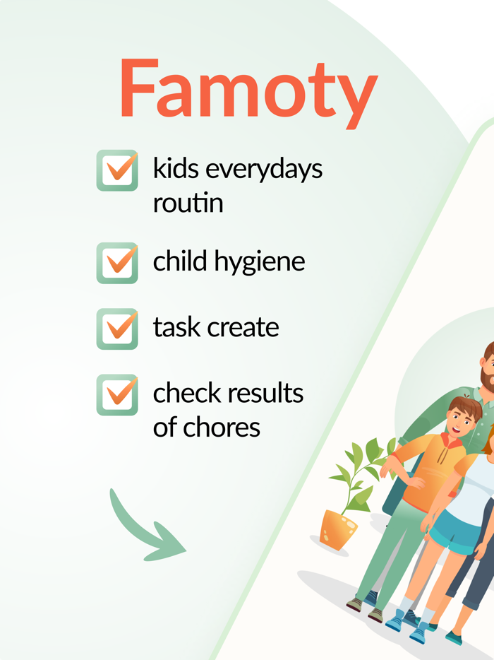 Famoty family routine planner