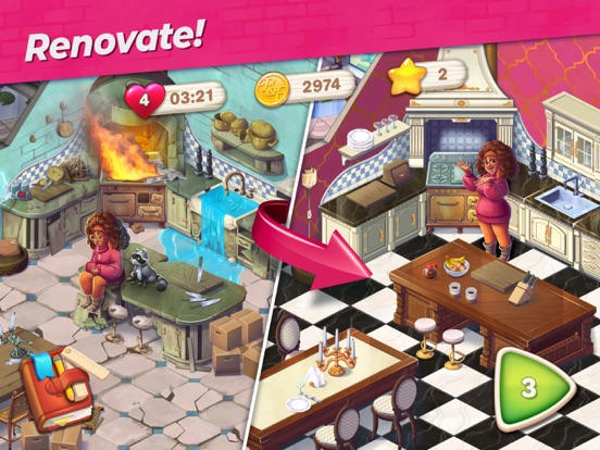 Penny & Flo: Decorate Mansion screenshot 2