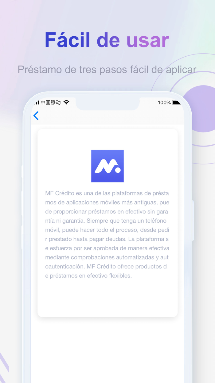 MF Crédito-Fácil Prestamo