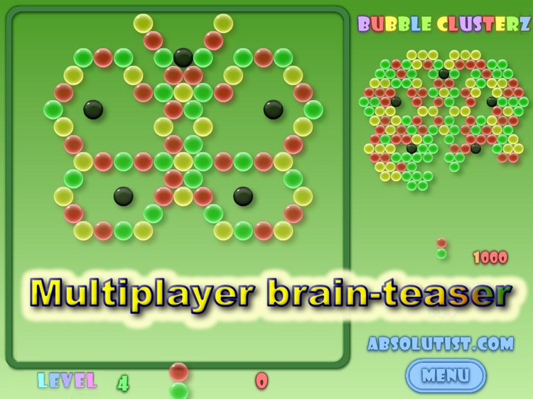 Bubble Clusterz Puzzle HD screenshot-3