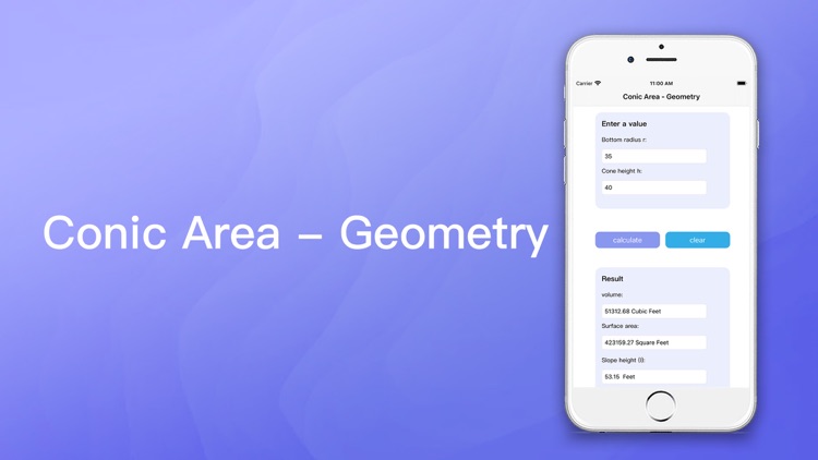 Conic Area - Geometry screenshot-3