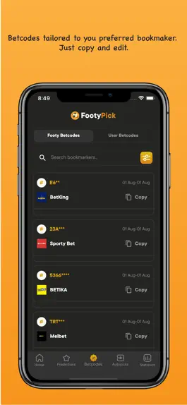 Game screenshot Footypick hack