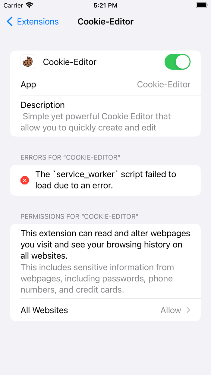 Cookie Editor - By Clint