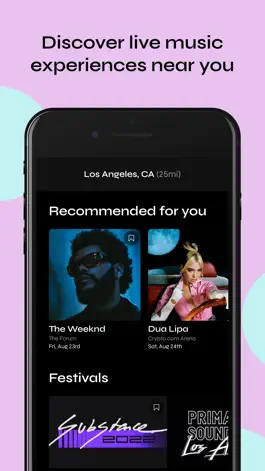 Game screenshot Bandsintown Concerts apk