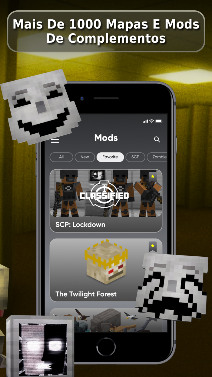 SCP Mapas  Mobs pra Minecraft