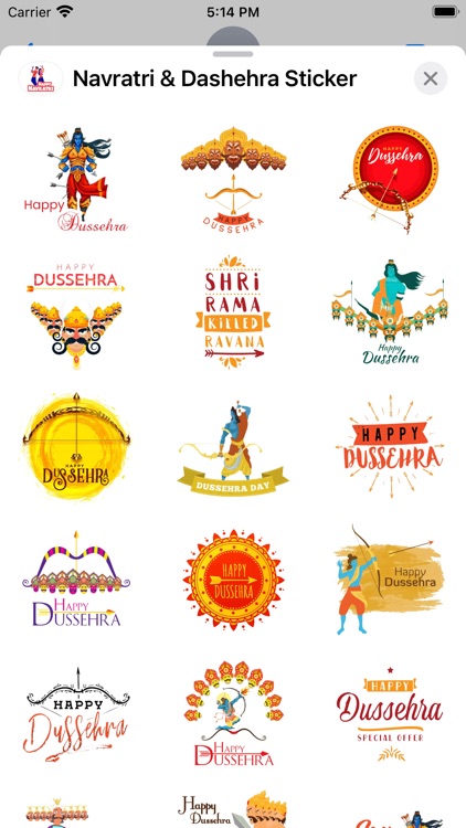 Navratri & Dassehra Stickers screenshot-8