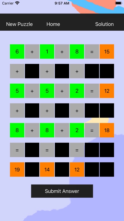 NumbersMathPuzzle