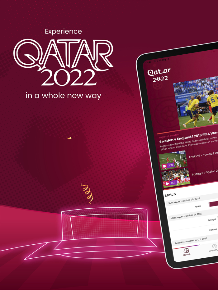 World Cup App - Live Football