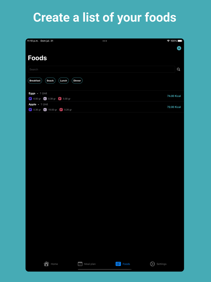 Calorify - Calorie tracker