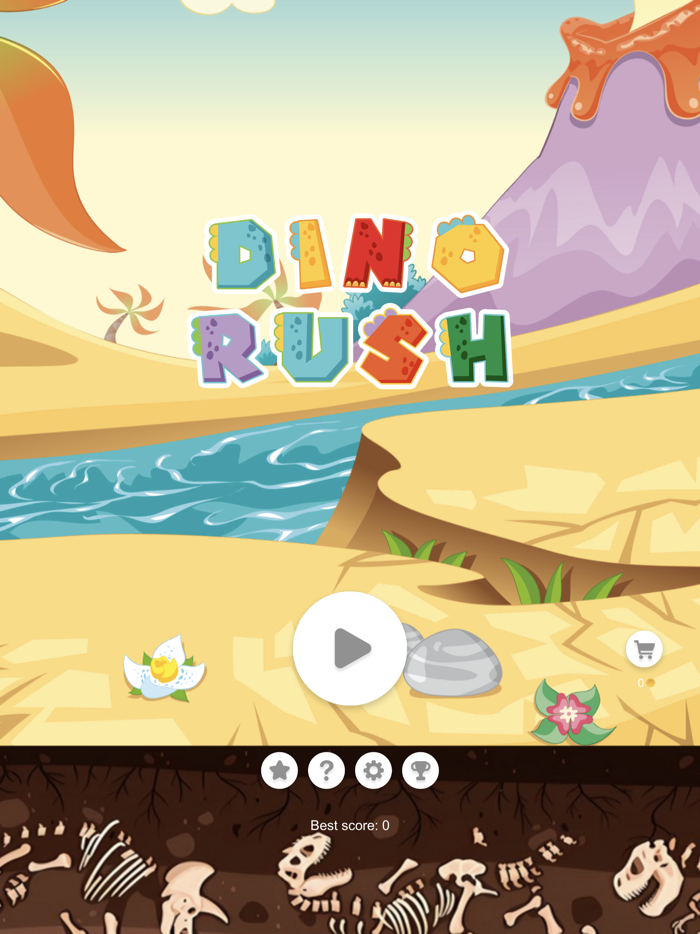 Dino Rush - Asteroid Attack