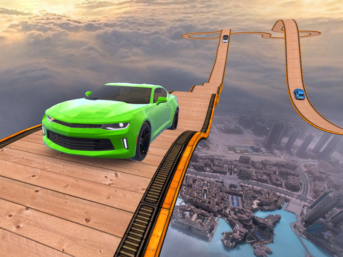 GT Car Mega Ramp  Car Stunts