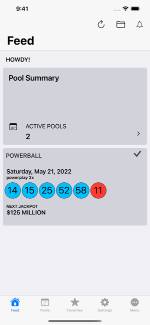 Лотарийна кутия - Екранна снимка на Lotto Manager