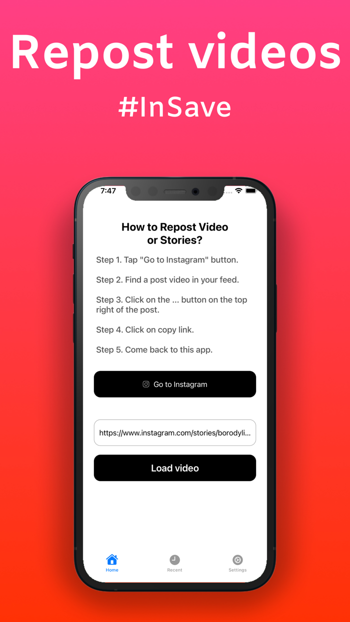 InSaveСкачать видео instagram