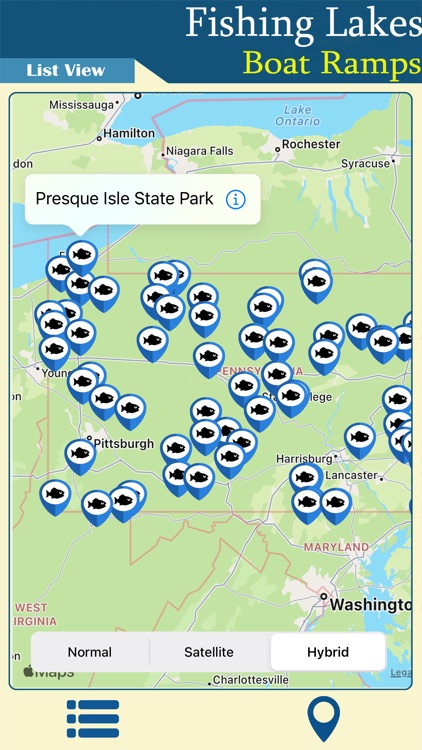 Pennsylvania-Fish & Boat Ramps