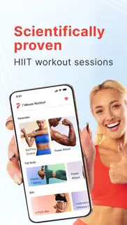 7 minute workout - home hiit iphone screenshot 1