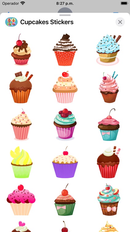 Cupcakes Stickers