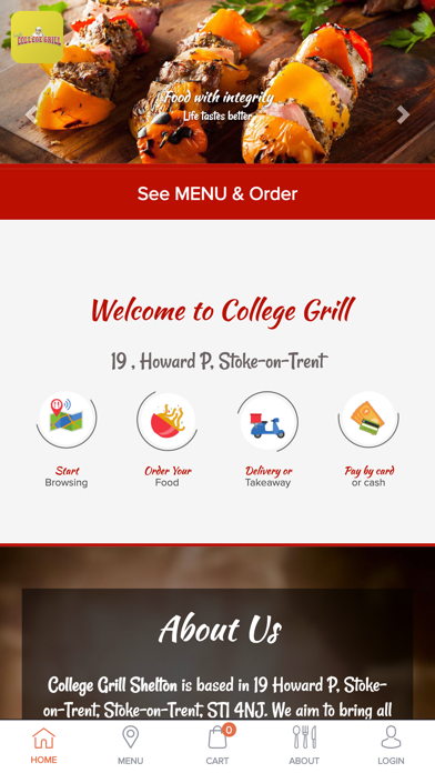 How to cancel & delete College Grill from iphone & ipad 1