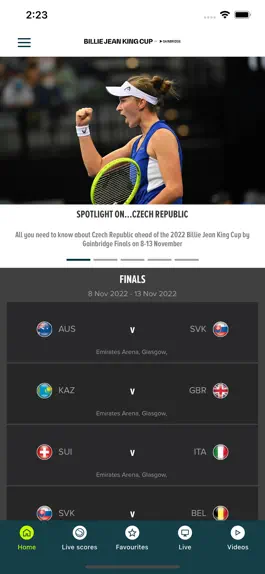Game screenshot BJK Cup hack
