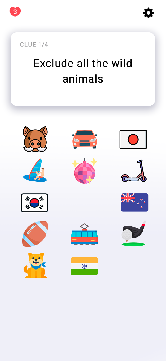 Next Question Logic Game