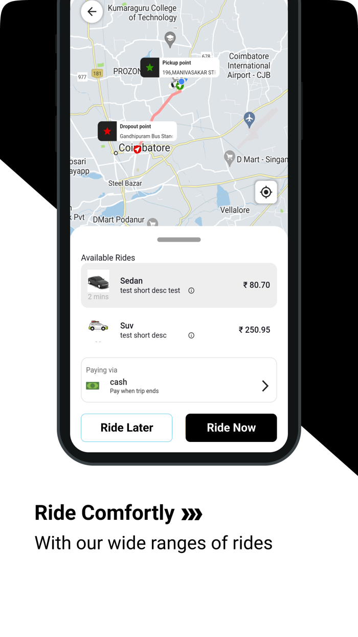Pick Ride App