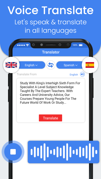 Voice Text Language Translator screenshot 3