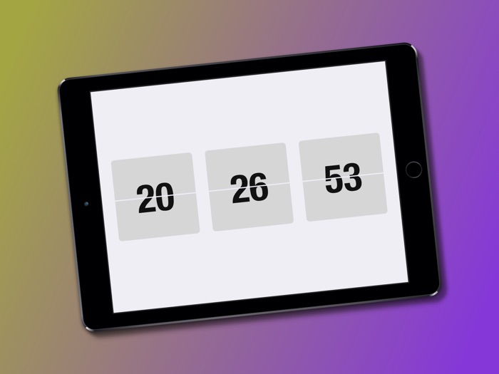 flipclock - fullscreen clock