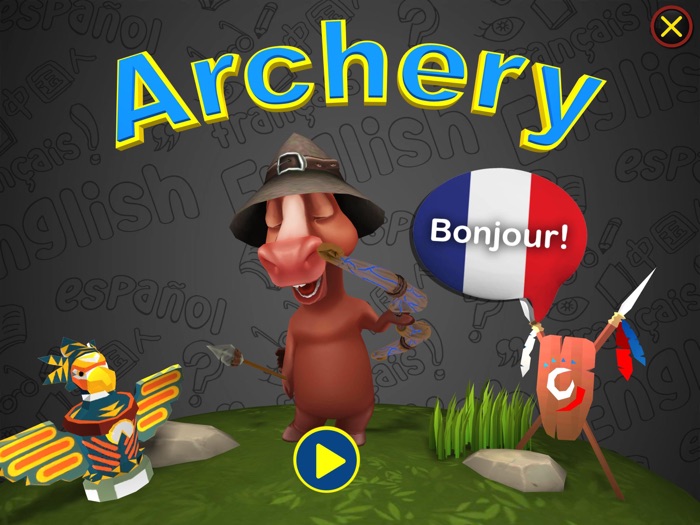 Archery French Vocab Game