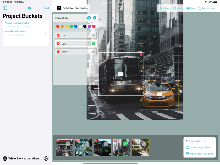 White Box - Image Annotations
