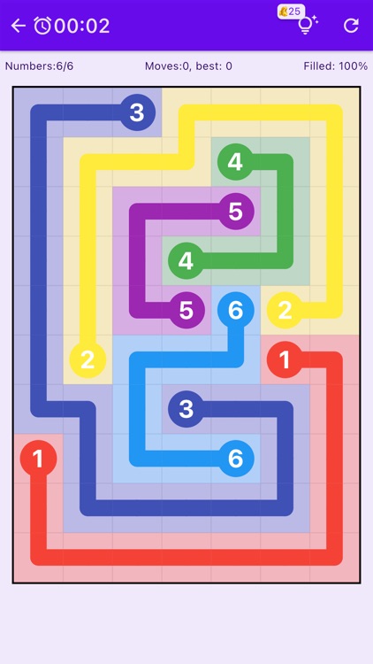 NumberLink-Dots Connect Puzzle screenshot-3