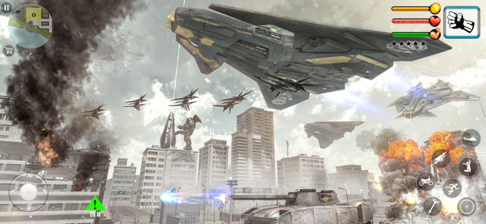 Flying Robot Car Transform