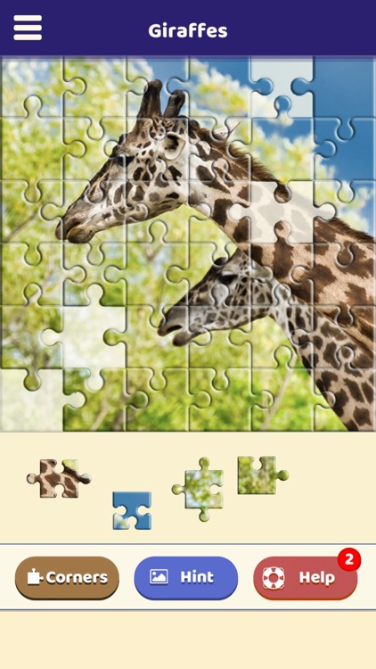 Giraffe Love Puzzle screenshot-3