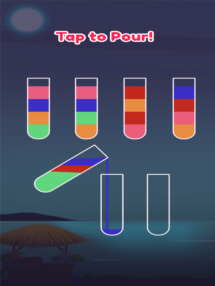 Soda Line Pouring Game