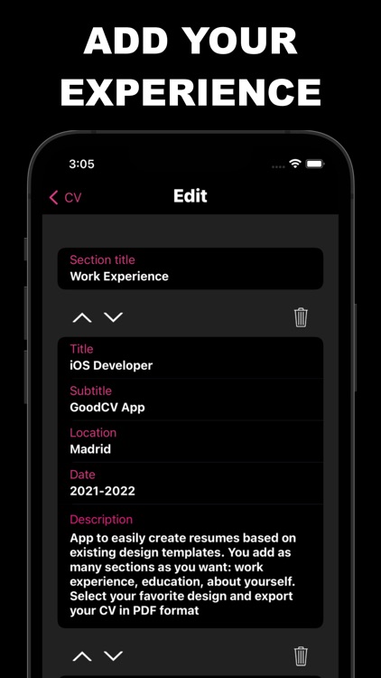 GoodCV - Curriculum Vitae PDF screenshot-4